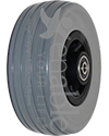 6 x 2 in. Quantum 6000Z, Quantum 6400Z, Q6 Edge Replacement Wheelchair Caster Wheel - Angled view shown