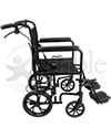 ProBasics Deluxe Aluminum Transport Wheelchair with 12" Rear Wheels - side view shown