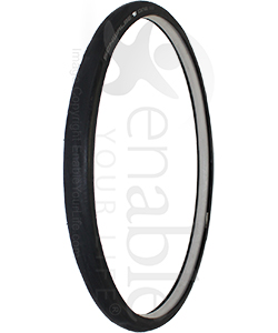 24 x 1 in. (25-540) Schwalbe One HS462A Wheelchair Tire - Angled view shown