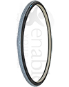 24 x 1 in. (25-540) Schwalbe Downtown HS 342 Wheelchair Tire - Angled view of gray tire shown