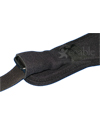 Wheelchair Chest Strap (Therafin TheraFit Padded) - Close-up of pinch buckle and covering